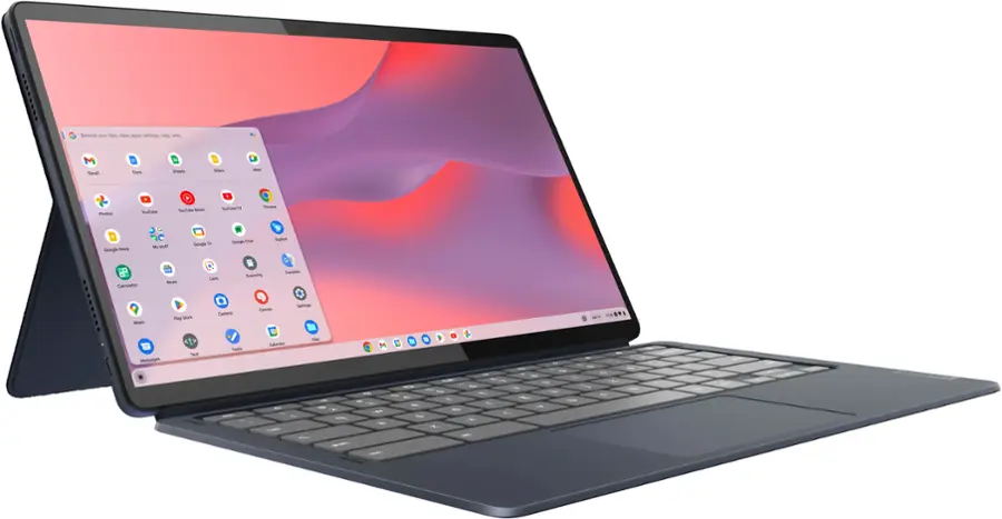 Lenovo - IdeaPad Duet 5 Chromebook 2-in1 Laptop - 13.3" Full HD Touchscreen - Snapdragon 7cG2 - 8GB - 128GB eMMC - with Keyboard - Abyss Blue